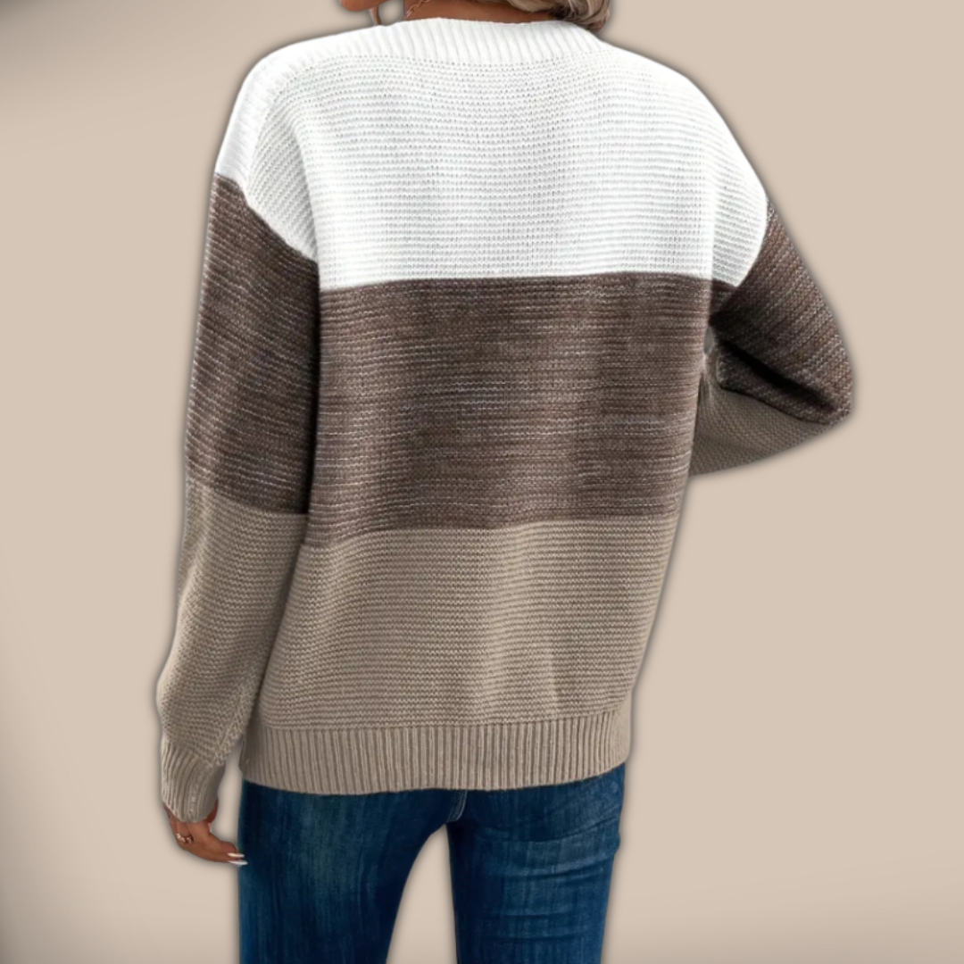 Calista Elegant Long-Sleeve Sweater