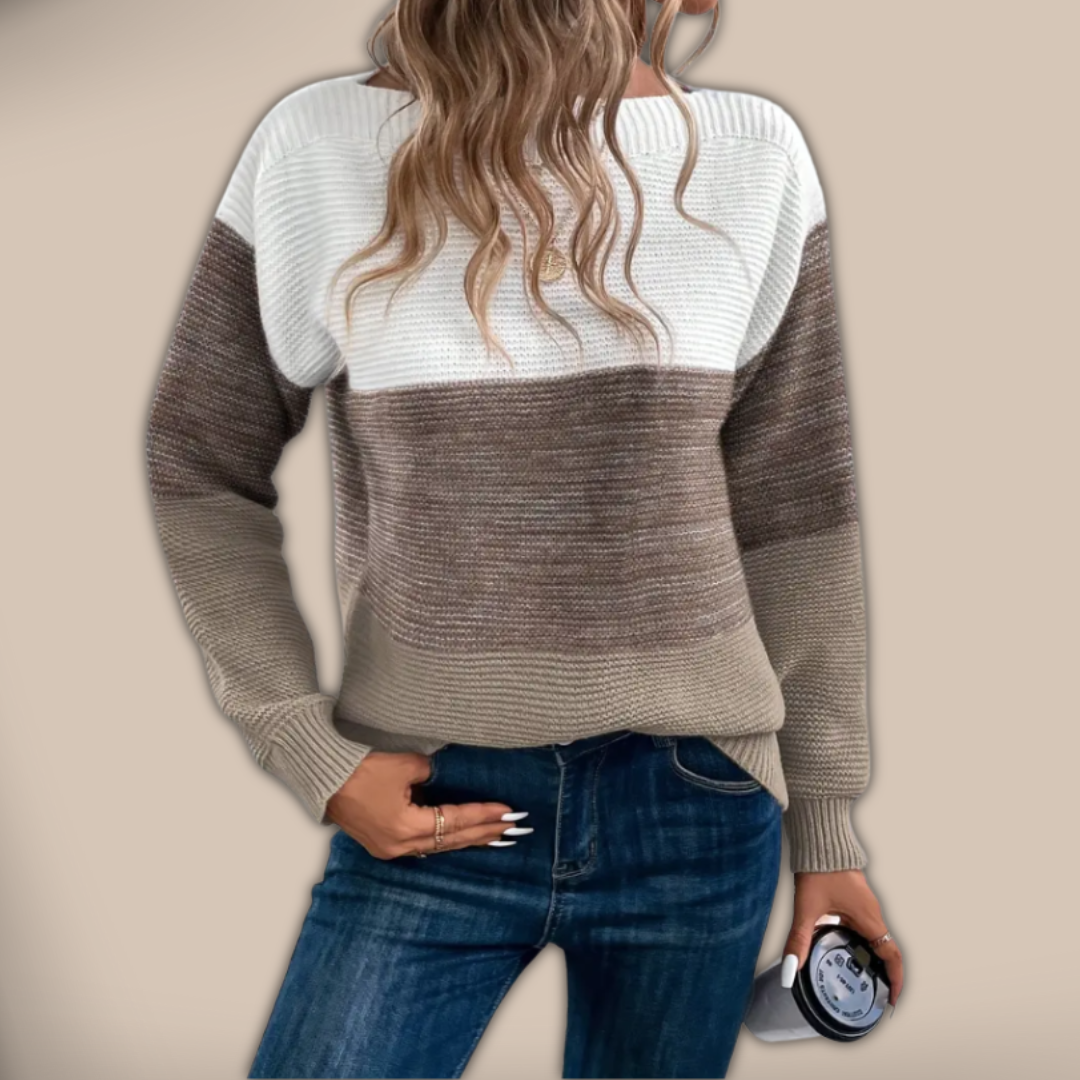Calista Elegant Long-Sleeve Sweater