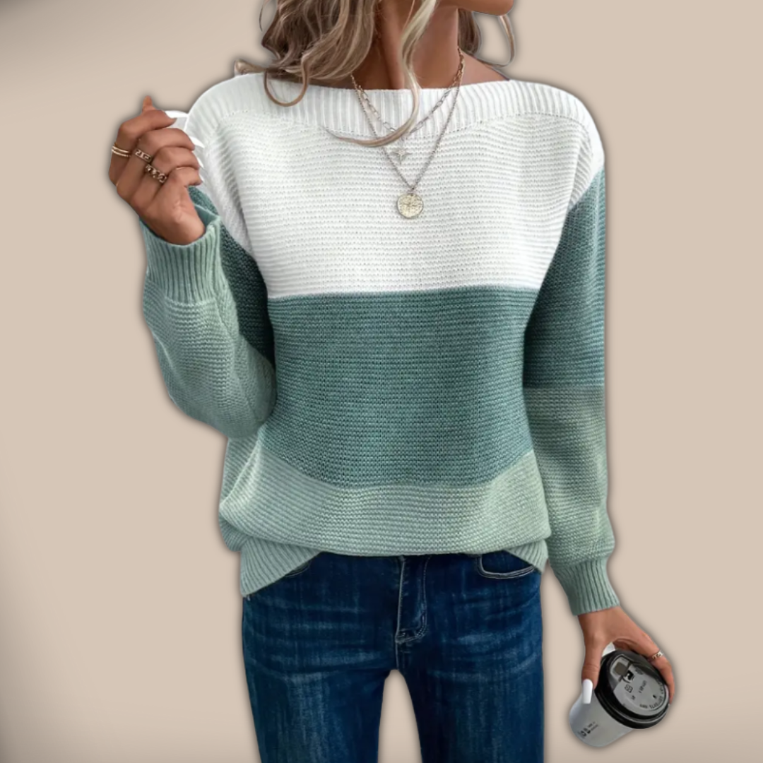 Calista Elegant Long-Sleeve Sweater