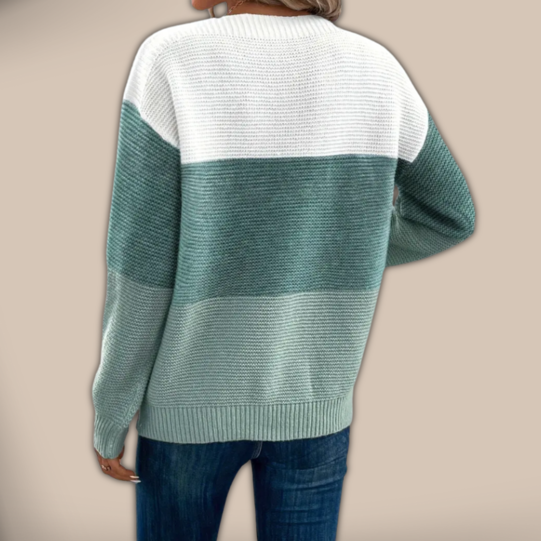 Calista Elegant Long-Sleeve Sweater