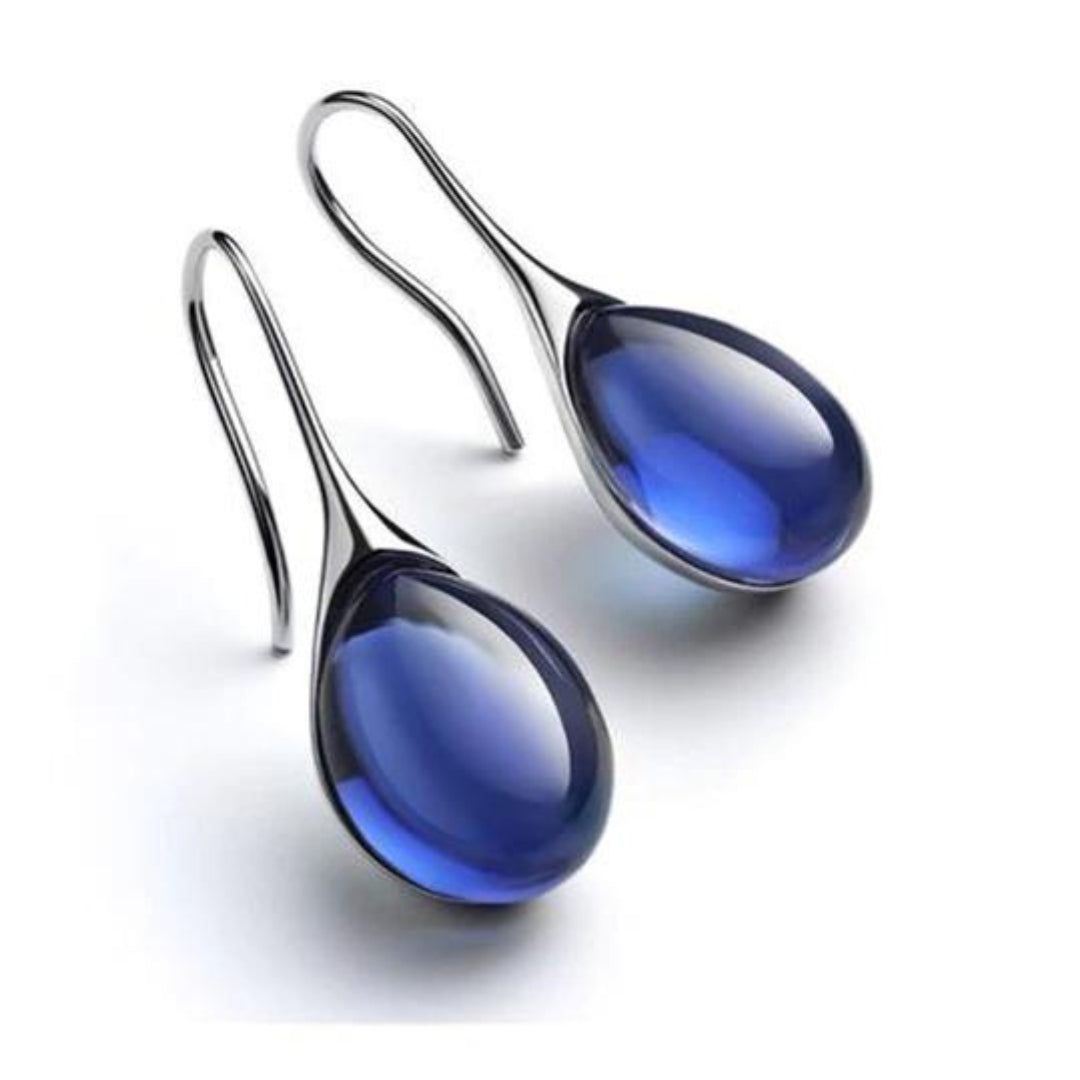 Valencia | Gold and silver crystal earrings