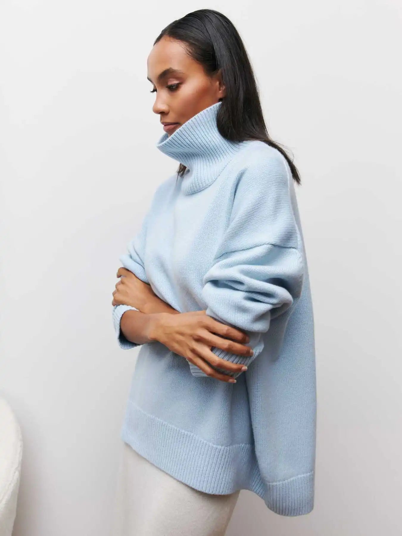 Olivia | Sweater with turtle neck