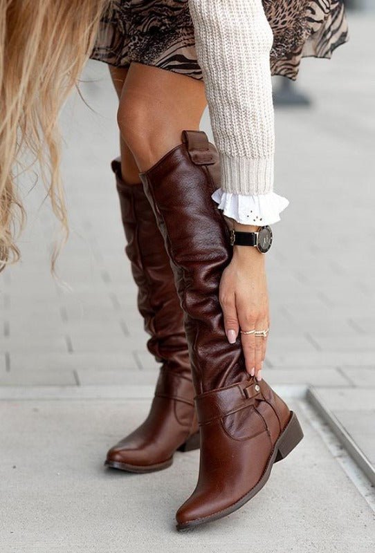 Allison | Leather Boots