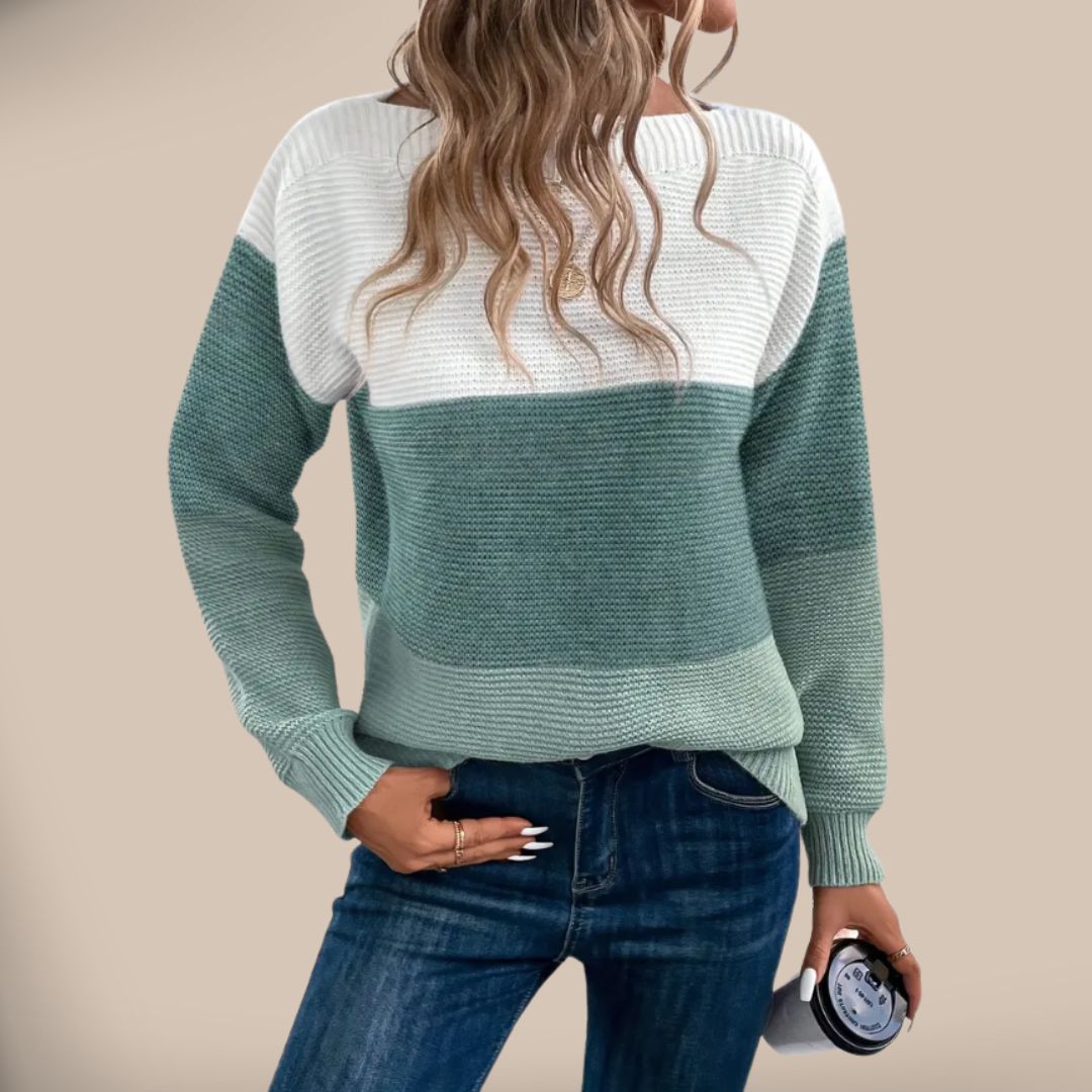 Calista Elegant Long-Sleeve Sweater