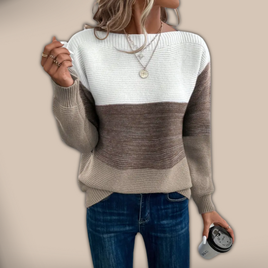 Calista Elegant Long-Sleeve Sweater