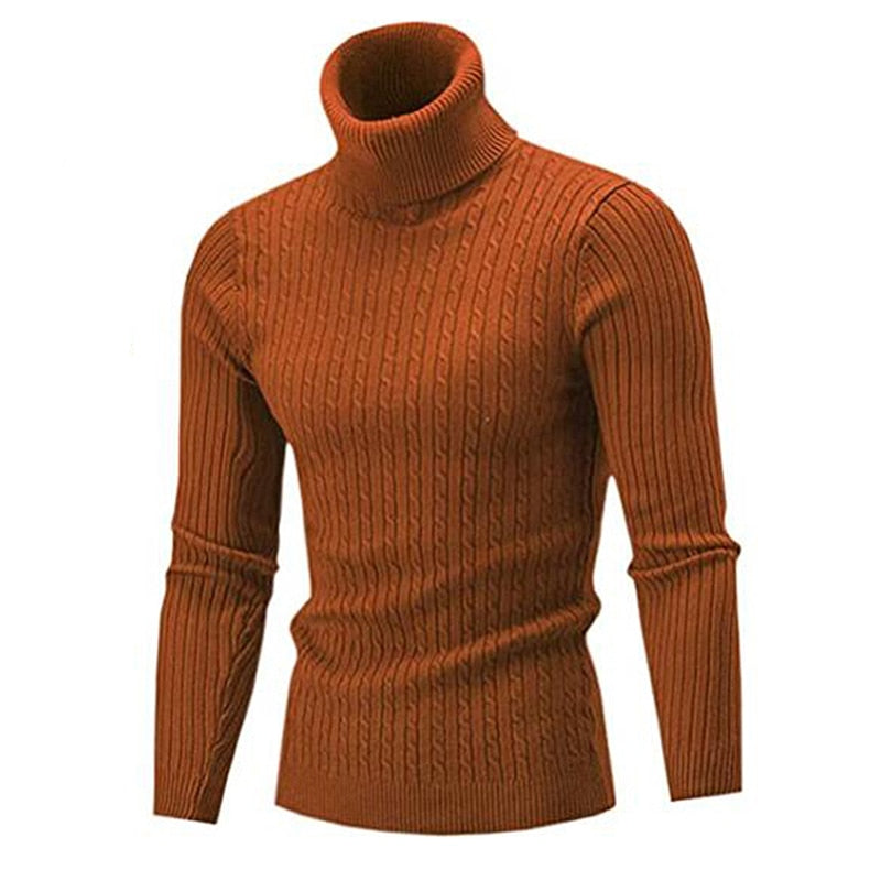 Men’s Wool Turtleneck Sweater | Knitted