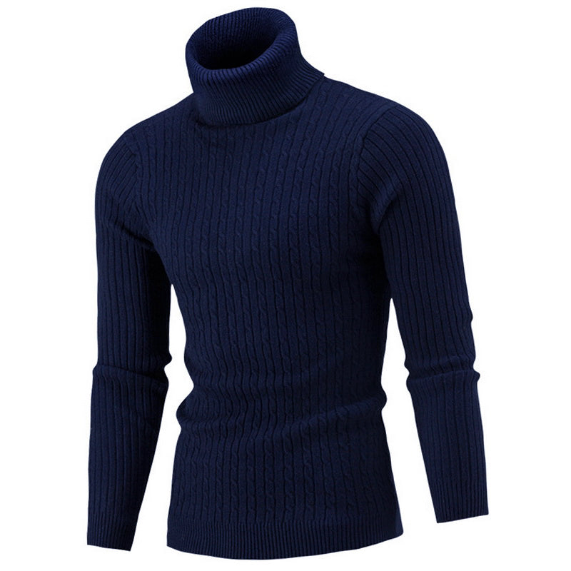 Men’s Wool Turtleneck Sweater | Knitted