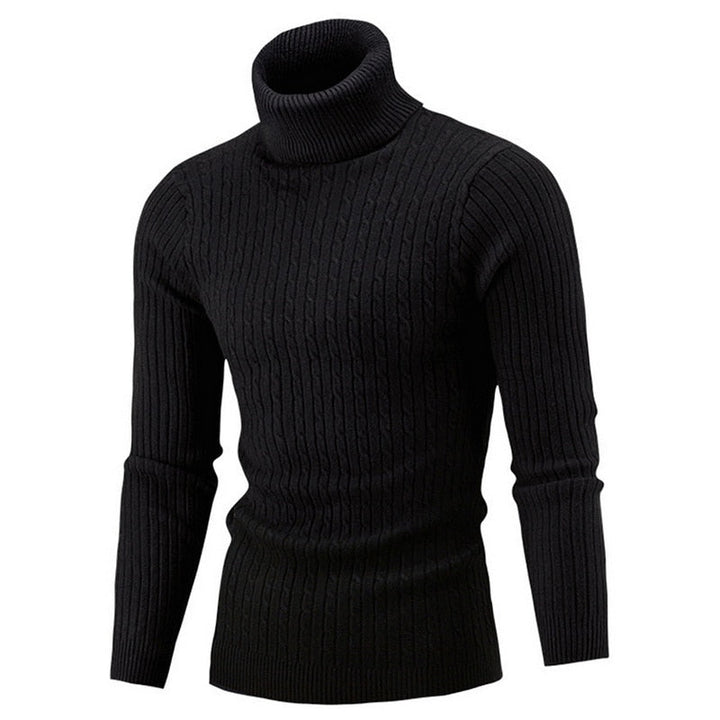 Men’s Wool Turtleneck Sweater | Knitted