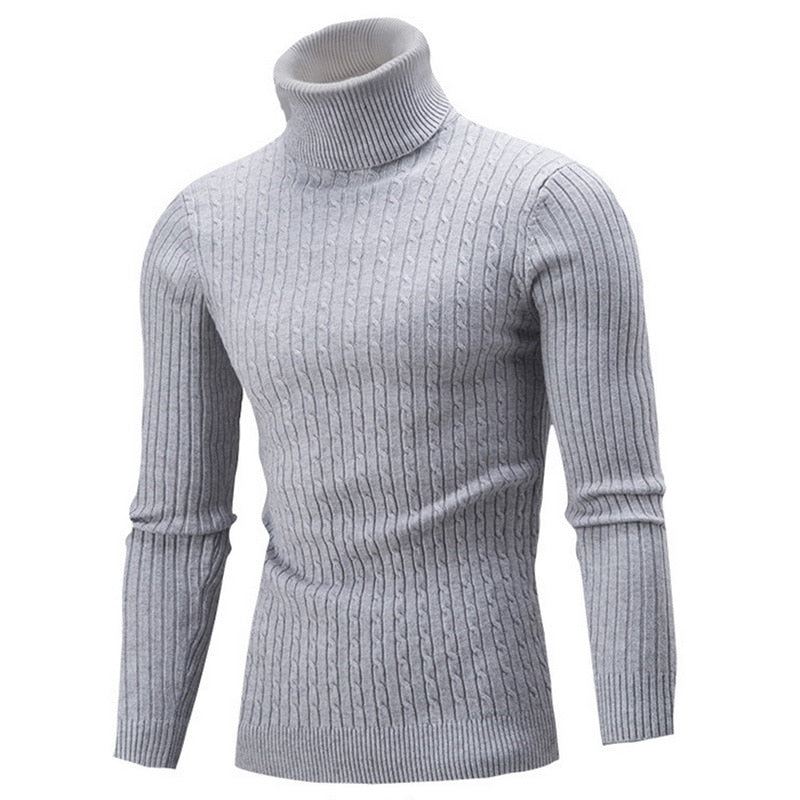 Men’s Wool Turtleneck Sweater | Knitted