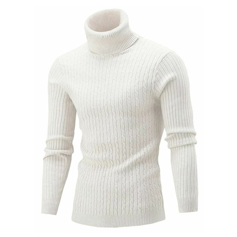 Men’s Wool Turtleneck Sweater | Knitted