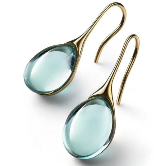Valencia | Gold and silver crystal earrings