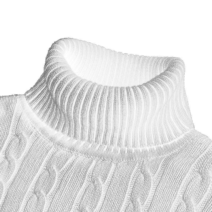 Men’s Wool Turtleneck Sweater | Knitted