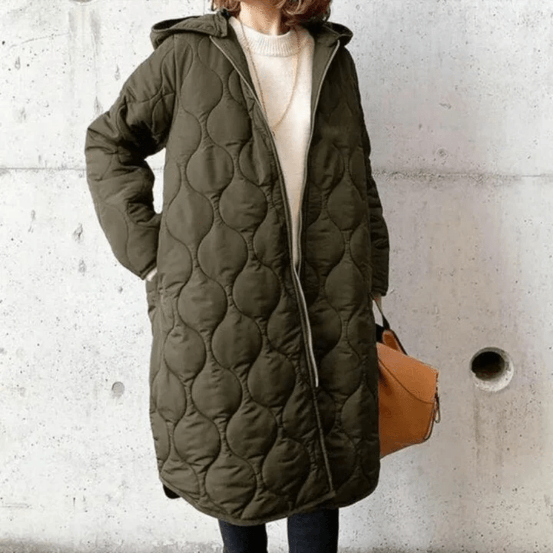 Alice | Women’s Long Winter Jacket | Hooded