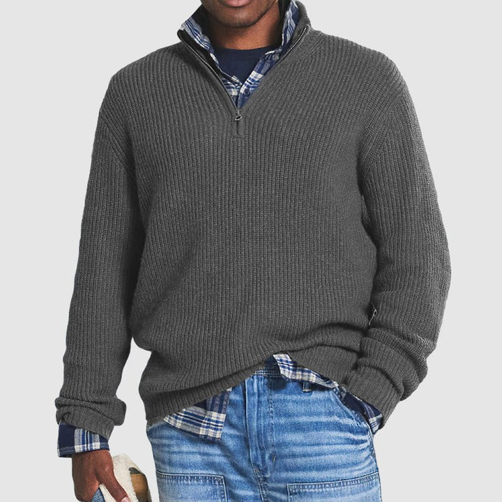 Cayden | Men's Half - zip Sweater | Warm