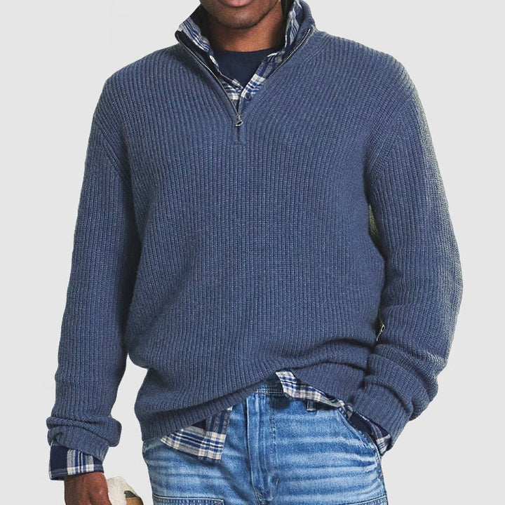 Cayden | Men's Half - zip Sweater | Warm