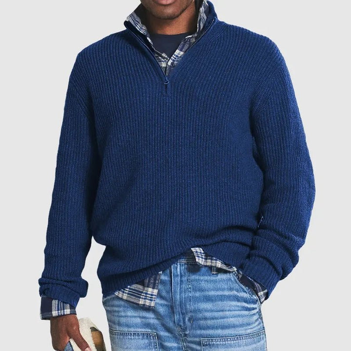 Cayden | Men's Half - zip Sweater | Warm