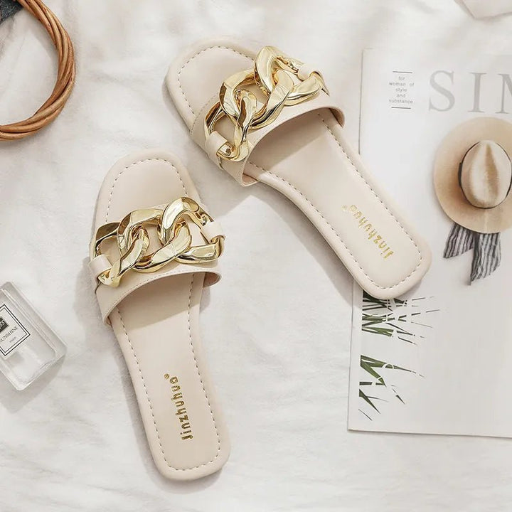 Chen | Metallic Chain Slides