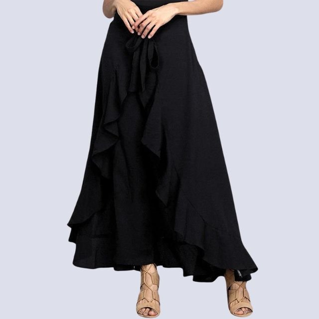 Helena | Ruffled Maxi Skirt