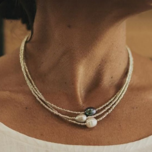 Isolde | Vintage freshwater pearl necklace