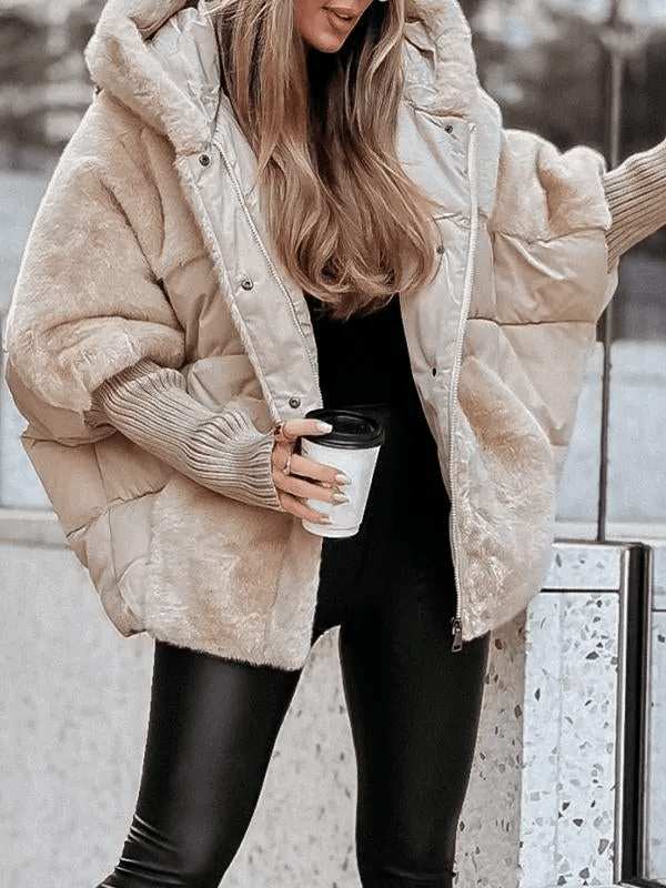 Irene | Women’s Luxe Hooded Jacket | Oversized