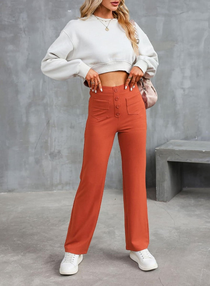 Kyrsten | Women’s Wide - Leg Trousers | High - Waisted