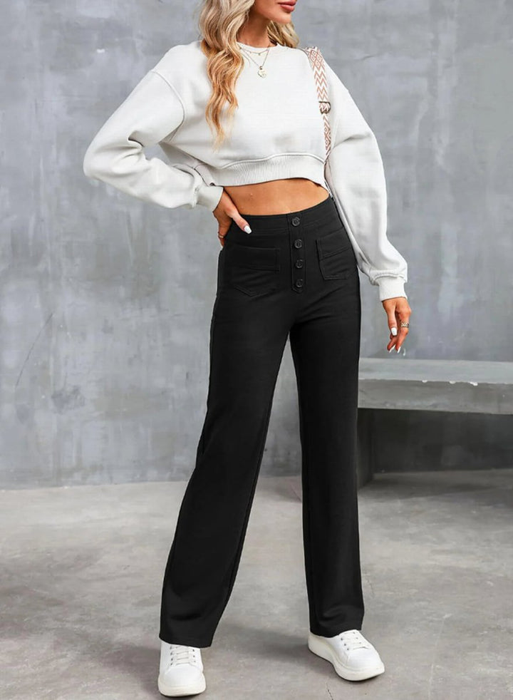 Kyrsten | Women’s Wide - Leg Trousers | High - Waisted