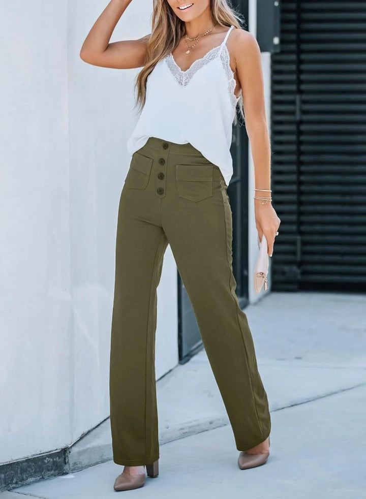 Kyrsten | Women’s Wide - Leg Trousers | High - Waisted