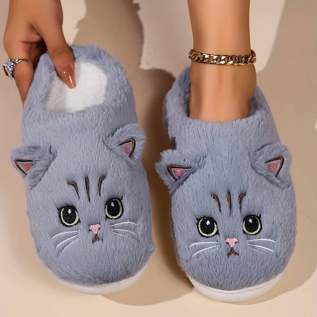 Mattisa | Women’s Orthopedic Cat Slippers | Warm