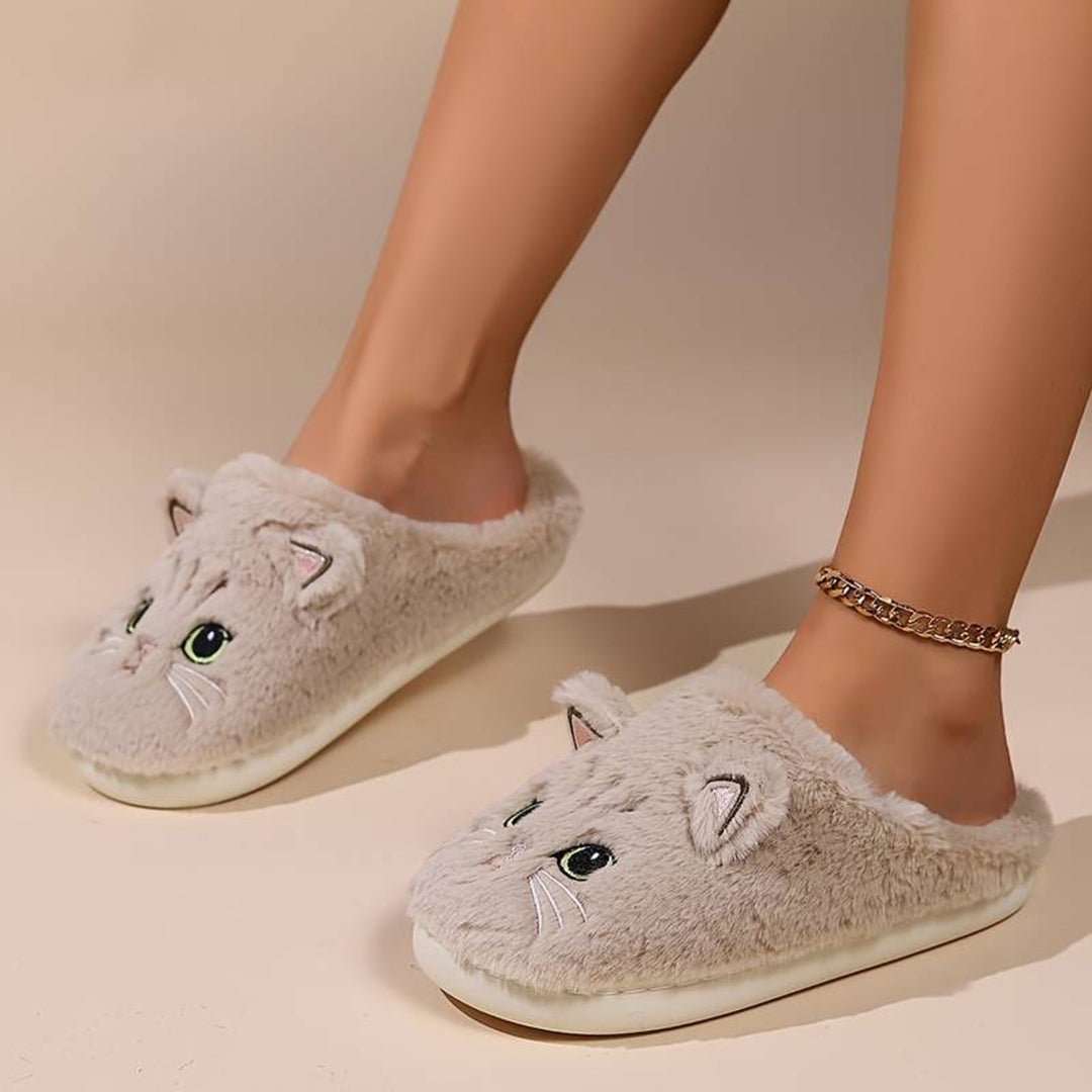 Mattisa | Women’s Orthopedic Cat Slippers | Warm