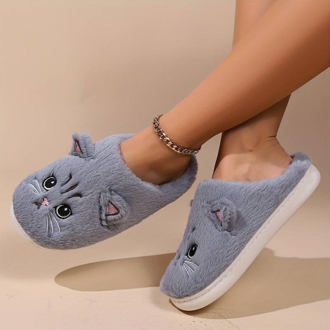 Mattisa | Women’s Orthopedic Cat Slippers | Warm