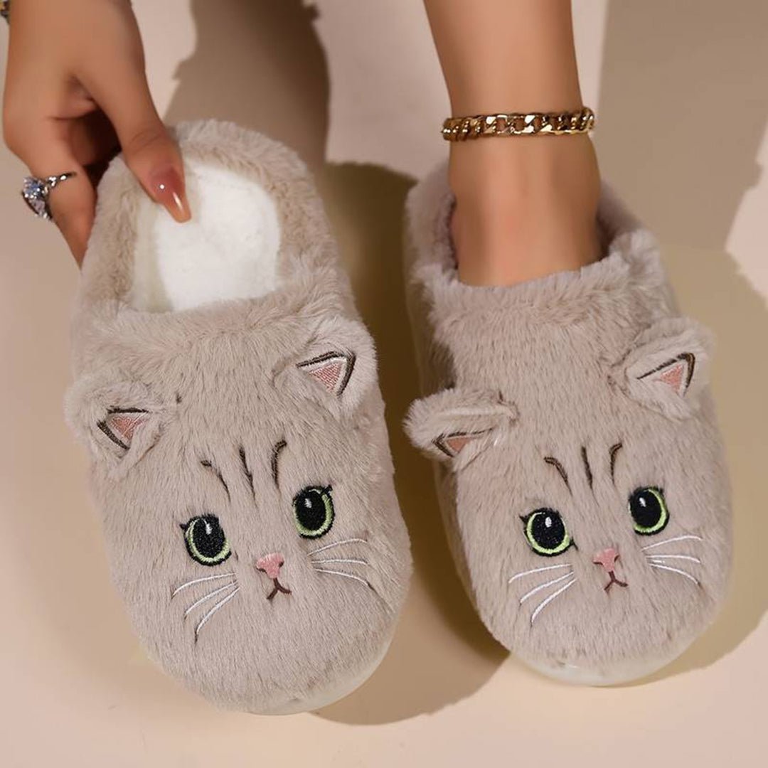 Mattisa | Women’s Orthopedic Cat Slippers | Warm