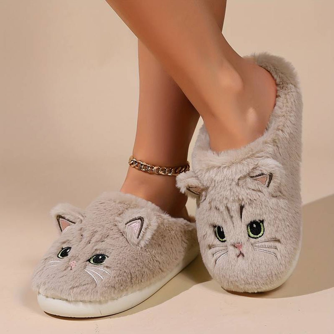 Mattisa | Women’s Orthopedic Cat Slippers | Warm