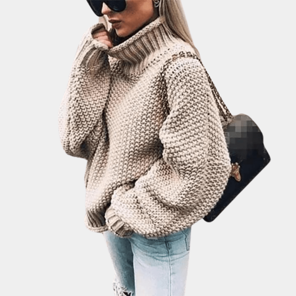 Mikaela | Women's Cozy Sweater | Turtleneck