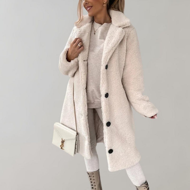 Nancy | Women’s Long Teddy Coat | Winter