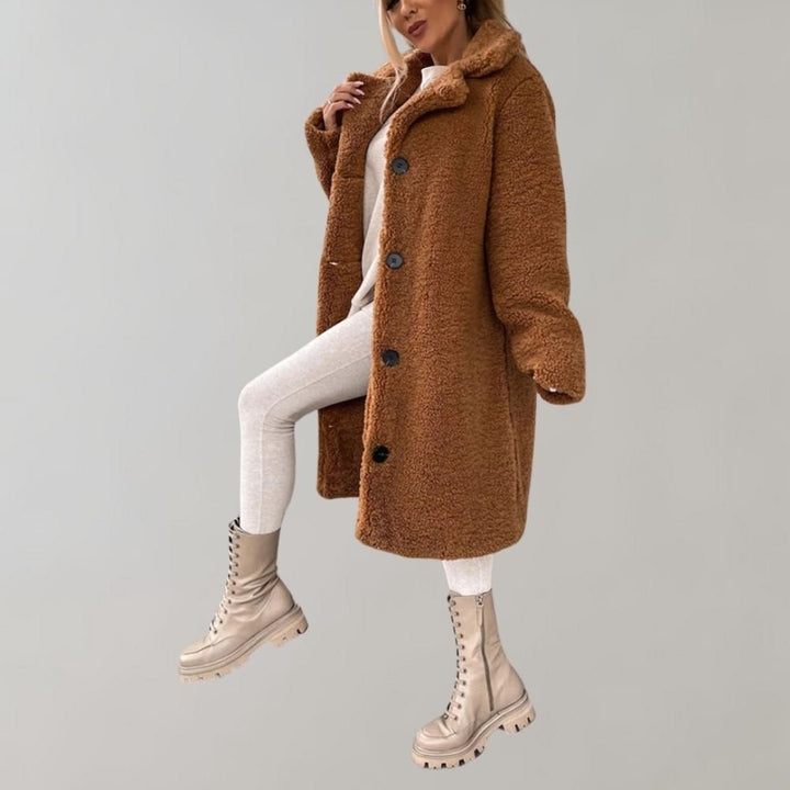 Nancy | Women’s Long Teddy Coat | Winter