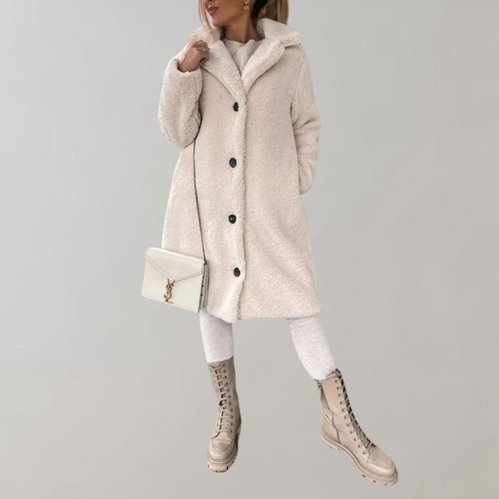 Nancy | Women’s Long Teddy Coat | Winter