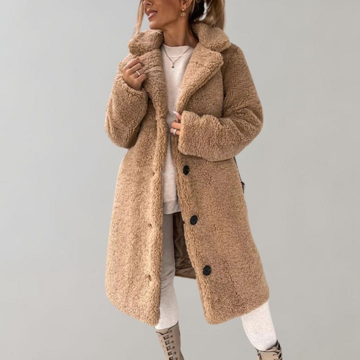 Nancy | Women’s Long Teddy Coat | Winter