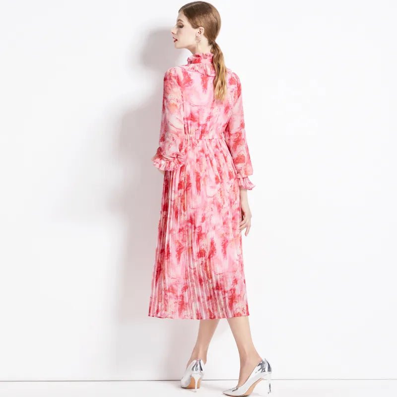 Rose | Floral Chiffon Dress