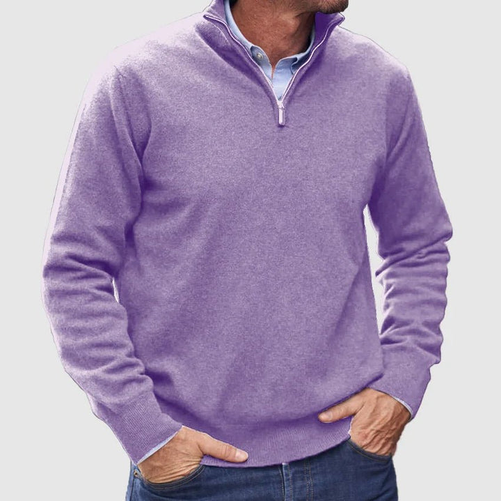 Silas | Men’s Warm Pullover | Zip - Up