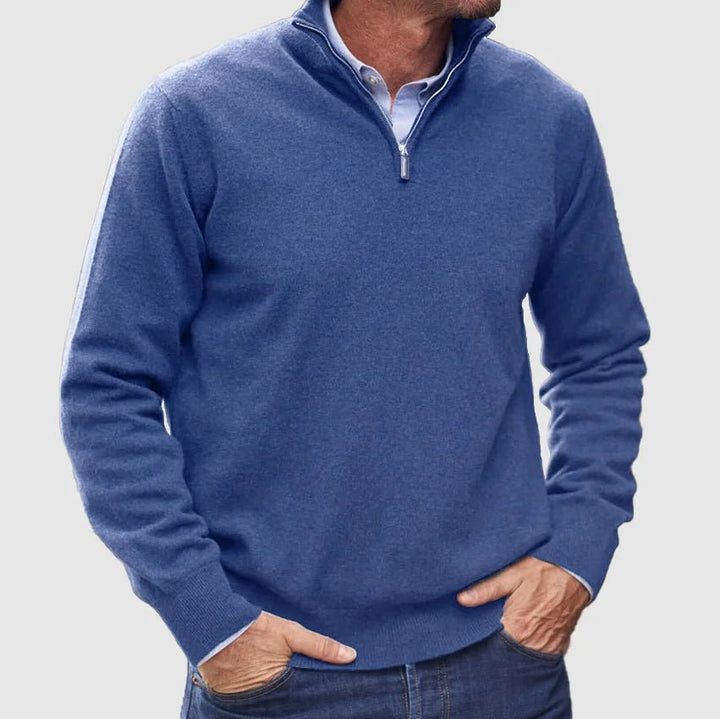 Silas | Men’s Warm Pullover | Zip - Up