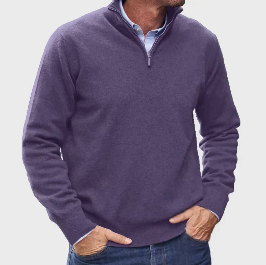 Silas | Men’s Warm Pullover | Zip - Up