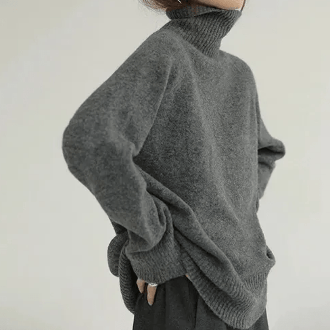 Soleil | Women's Oversized Sweater | Turtleneck