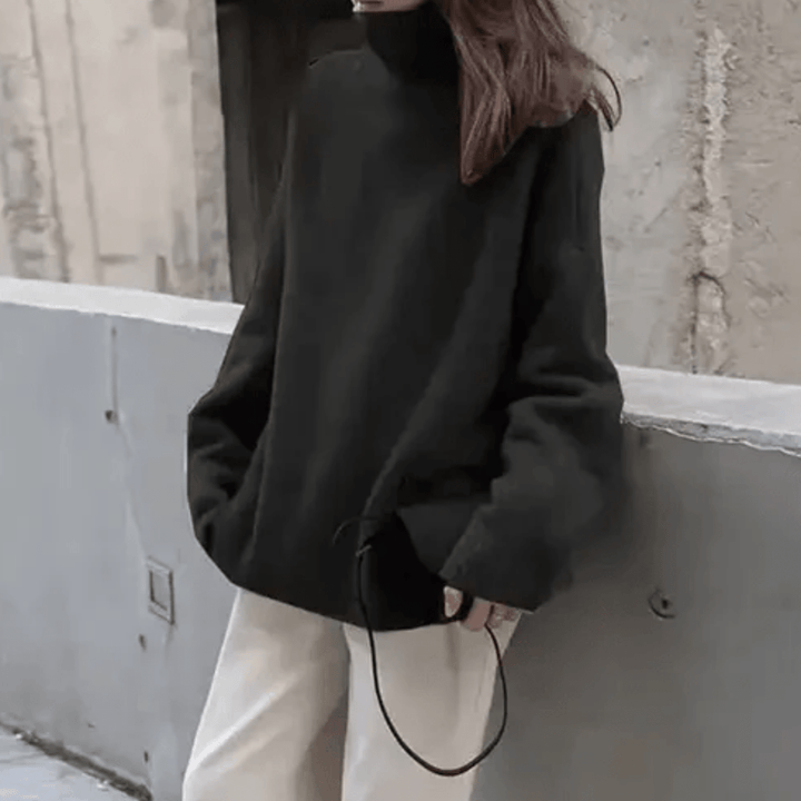 Soleil | Women's Oversized Sweater | Turtleneck