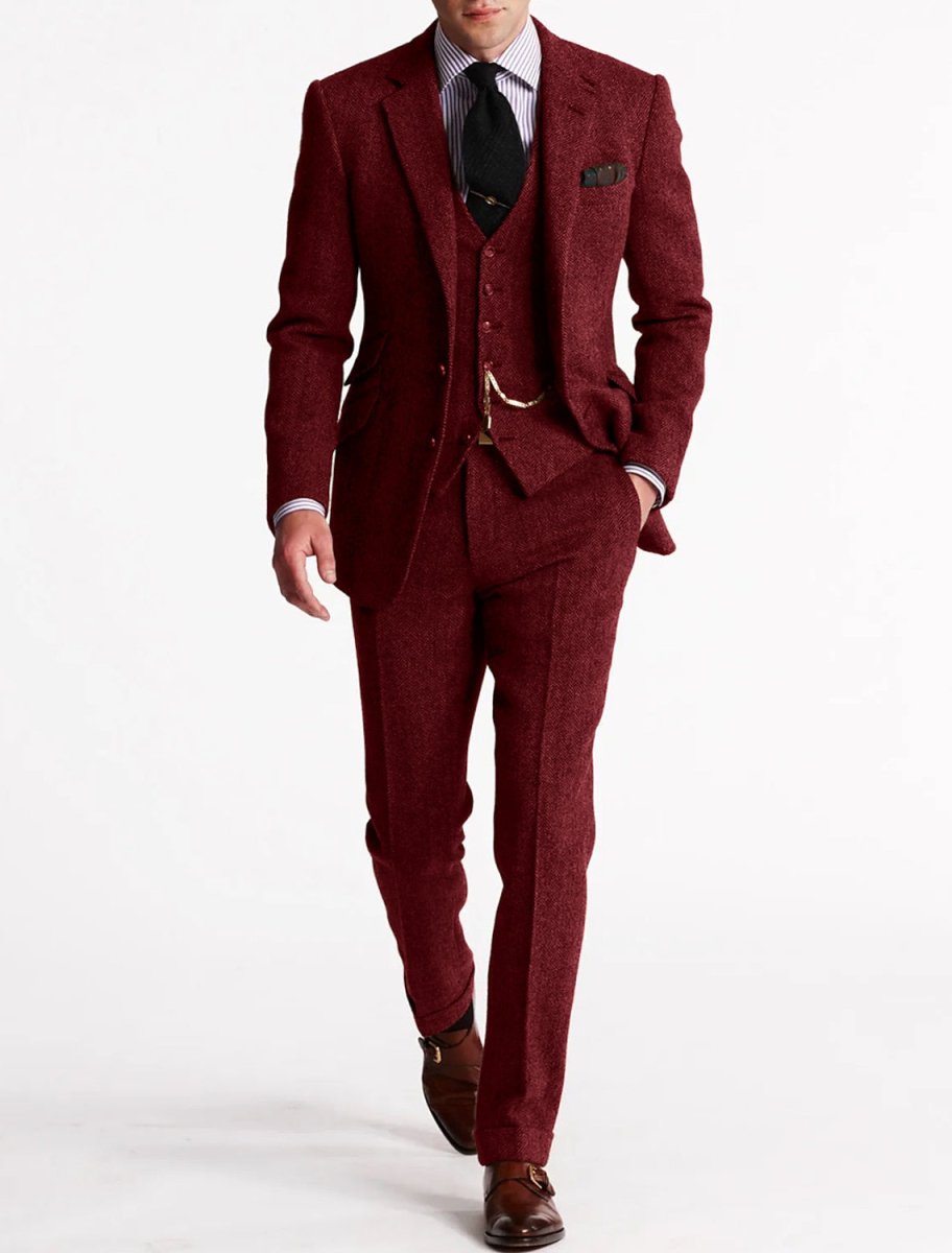 Wilcox | Men’s Vintage Retro Suit | Three Piece