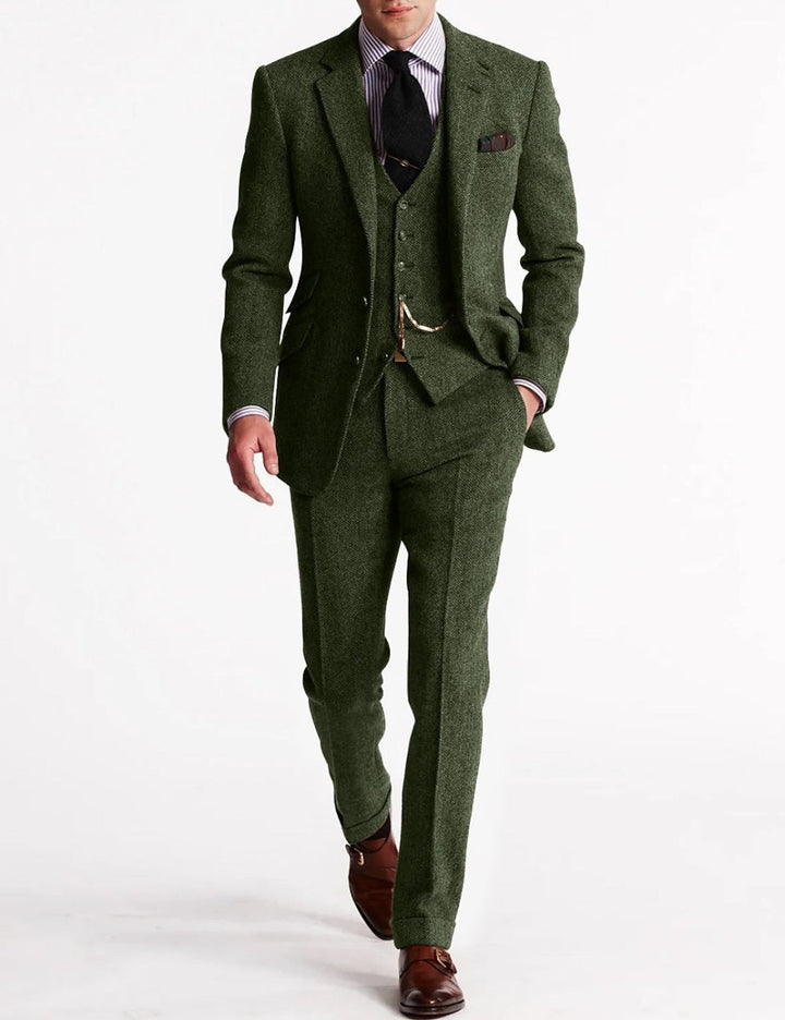 Wilcox | Men’s Vintage Retro Suit | Three Piece