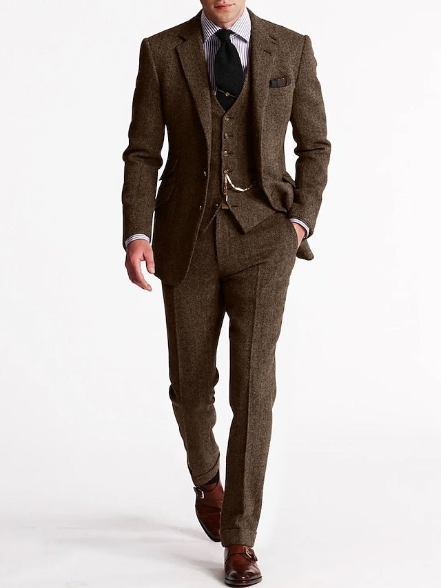 Wilcox | Men’s Vintage Retro Suit | Three Piece