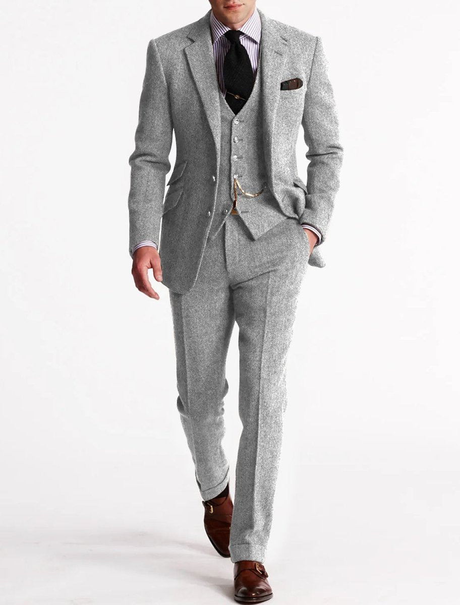 Wilcox | Men’s Vintage Retro Suit | Three Piece