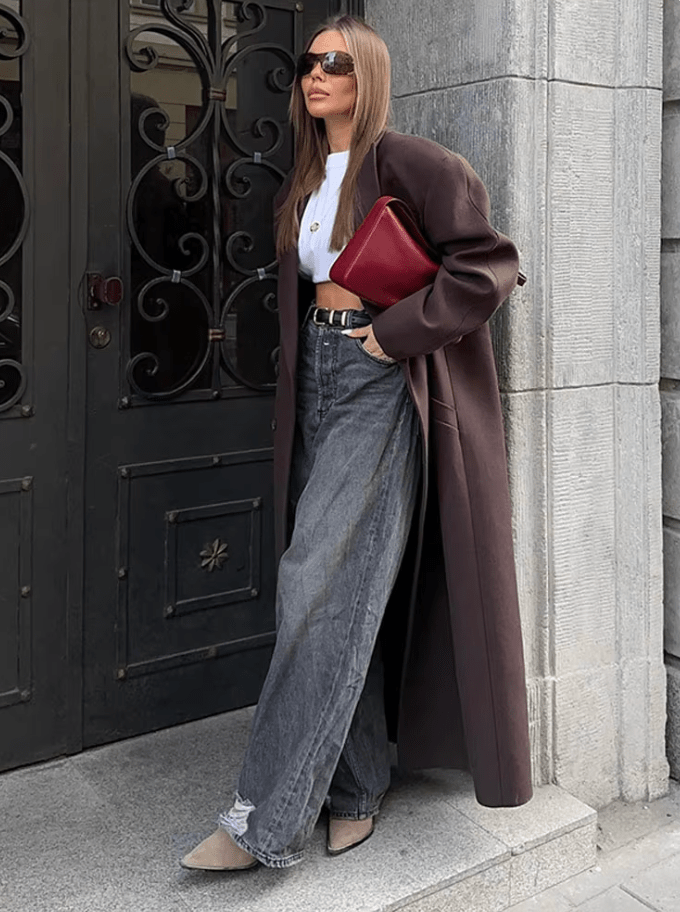 Yang | Women’s Classic Long Coat | Oversized