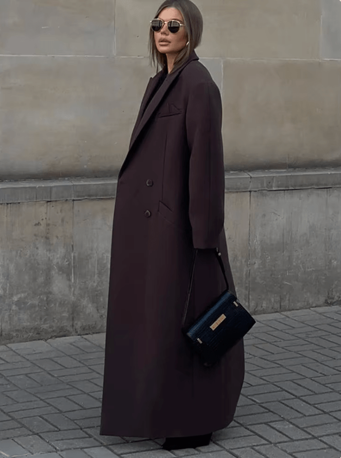 Yang | Women’s Classic Long Coat | Oversized