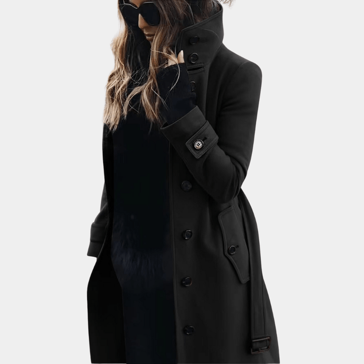 Yuna | Women’s Long Trench Coat | Winter